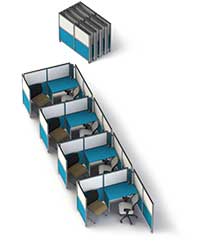Mobile folding workspaces