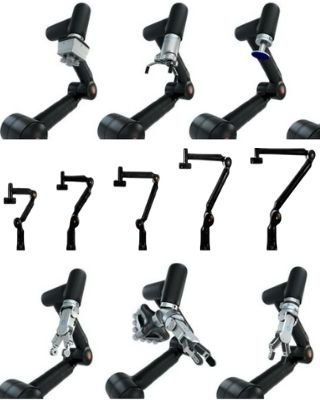 Robotics arm background