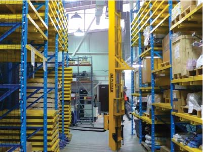 Stacker Cranes provide additional storage solutions and easy