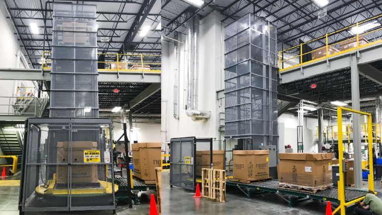 Vertical Reciprocating Conveyors Two Photo Tall